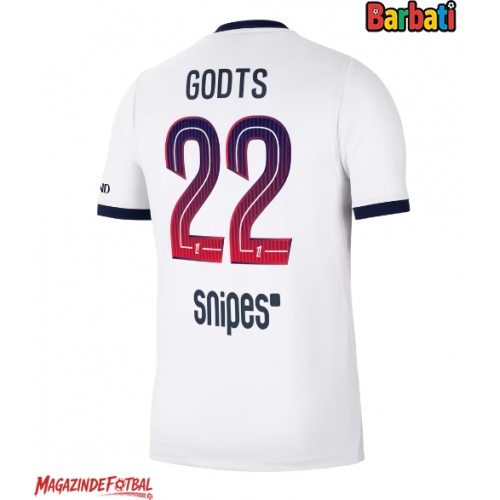 Paris Saint-Germain Mika Godts #22 Tricou Fotbal Replică 2026-27 Barbati Deplasare Paris Saint-Germain Mika Godts #22 Tricou Fotbal Replică 2026-27 Barbati Deplasare